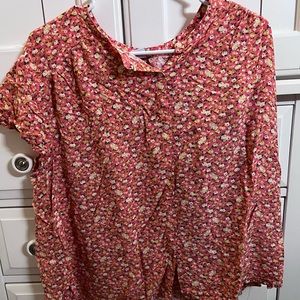 Floral spring blouse
